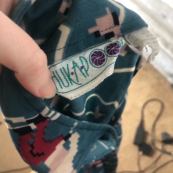 Vintage 70s button up ski mountain skiing collared dress retro shirt - Picture 5 of 8